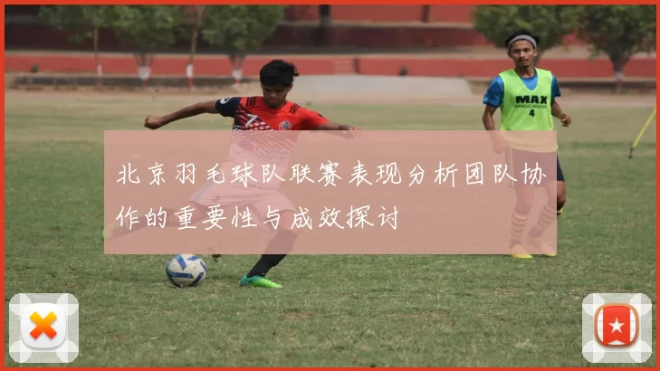 北京羽毛球队联赛表现分析团队协作的重要性与成效探讨